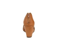 Journee Collection Womens Aretha Wedge Sandal - Cognac -Deals Viva Stride Store US 01 102153 04