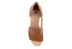 Journee Collection Womens Aretha Wedge Sandal - Cognac -Deals Viva Stride Store US 01 102153 05