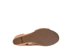 Journee Collection Womens Aretha Wedge Sandal - Cognac -Deals Viva Stride Store US 01 102153 06