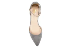 Journee Collection Womens Arkie Pump - Grey -Deals Viva Stride Store US 01 102158 05