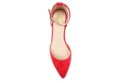 Journee Collection Womens Arkie Pump - Red -Deals Viva Stride Store US 01 102160 05