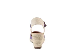 Journee Collection Womens Ashlyn Wedge Sandal - Purple -Deals Viva Stride Store US 01 102163 04