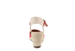 Journee Collection Womens Ashlyn Wedge Sandal - Red -Deals Viva Stride Store US 01 102164 04