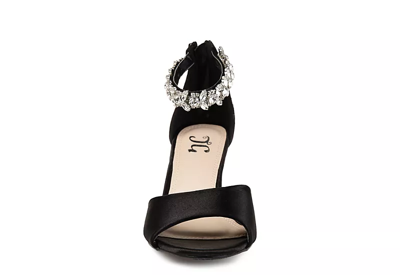 Journee Collection Womens Connor Wedge Sandal - Black 3 Journee Collection Womens Connor Wedge Sandal - Black - Image 3