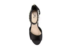 Journee Collection Womens Connor Wedge Sandal - Black 12 Journee Collection Womens Connor Wedge Sandal - Black -Deals Viva Stride Store US 01 102215 05
