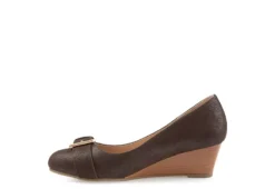Journee Collection Womens Graysn Wedge Pump - Brown 10 Journee Collection Womens Graysn Wedge Pump - Brown -Deals Viva Stride Store US 01 102243 03
