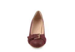 Journee Collection Womens Graysn Pump - Wine -Deals Viva Stride Store US 01 102246 02