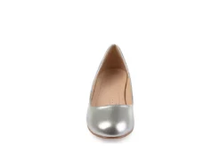 Journee Collection Womens Saar Pump - Silver -Deals Viva Stride Store US 01 103359 02