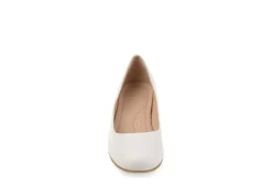 Journee Collection Womens Saar Pump - White -Deals Viva Stride Store US 01 103360 02