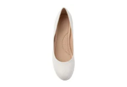 Journee Collection Womens Saar Pump - White -Deals Viva Stride Store US 01 103360 05