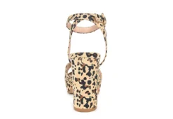 Journee Collection Womens Nairri Platform Sandal - Leopard -Deals Viva Stride Store US 01 103510 04