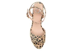 Journee Collection Womens Nairri Platform Sandal - Leopard -Deals Viva Stride Store US 01 103510 05
