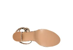 Journee Collection Womens Nairri Platform Sandal - Leopard -Deals Viva Stride Store US 01 103510 06