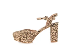 Journee Collection Womens Roslynn Platform Pump - Leopard -Deals Viva Stride Store US 01 103526 03