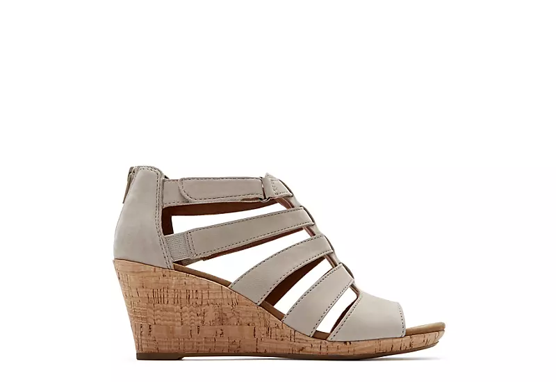 Rockport Womens Briah Gladiator Sandal - Taupe 2 Rockport Womens Briah Gladiator Sandal - Taupe - Image 2