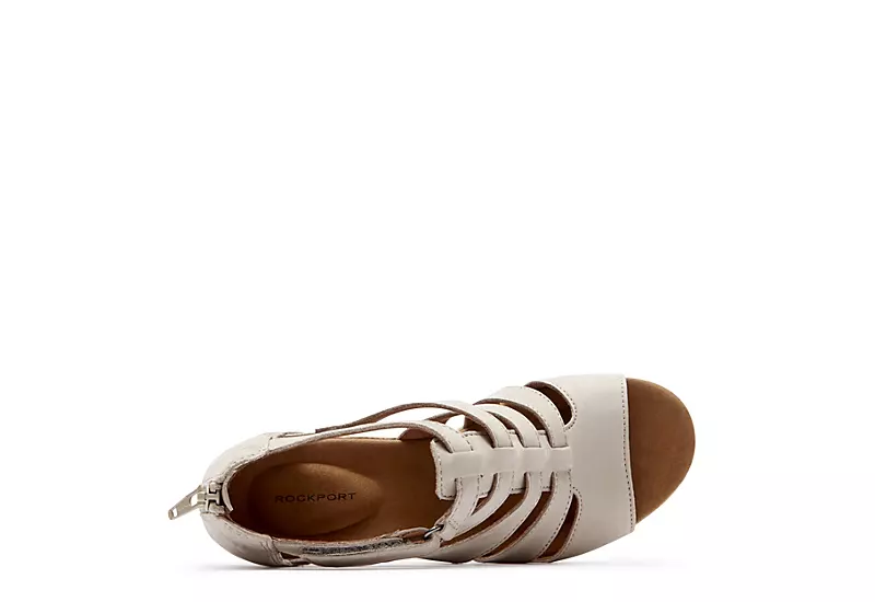 Rockport Womens Briah Gladiator Sandal - Taupe 4 Rockport Womens Briah Gladiator Sandal - Taupe - Image 4