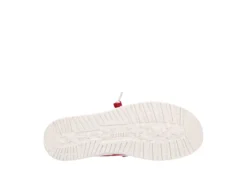 Heydude Womens Wendy Slip On Sneaker - Red -Deals Viva Stride Store US 01 104700 06