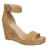 Xappeal Womens Amora Wedge Sandal - Tan