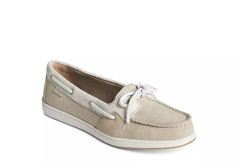 Sperry Womens Coastfish 1-eye Boat Shoe - Tan 1 Sperry Womens Coastfish 1-eye Boat Shoe - Tan