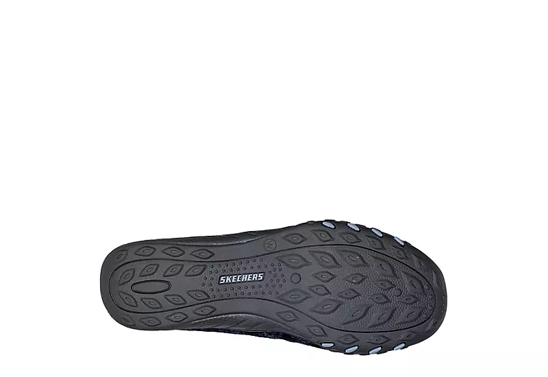 Skechers Womens Breathe Easy Infi-knity Slip On Sneaker - Navy 5 Skechers Womens Breathe Easy Infi-knity Slip On Sneaker - Navy - Image 5