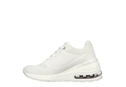 Skechers Womens Million Air Elevated Air Sneaker - White 9 Skechers Womens Million Air Elevated Air Sneaker - White -Deals Viva Stride Store US 01 105684 02