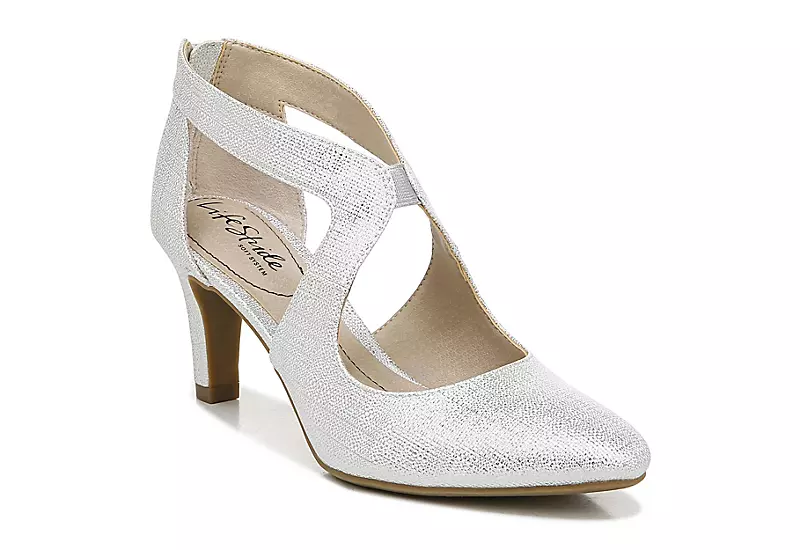 Lifestride Womens Giovanna 2 Pump - Silver 1 Lifestride Womens Giovanna 2 Pump - Silver