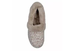 Skechers Womens Cozy Campfire Lazy Sunday Slipper - Taupe -Deals Viva Stride Store US 01 106022 03