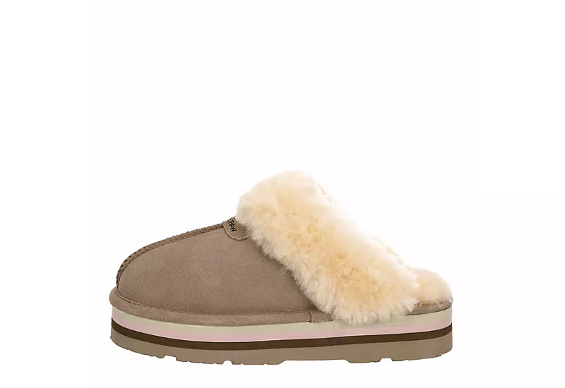 Bearpaw Womens Retro Loki Slipper - Stone 4 Bearpaw Womens Retro Loki Slipper - Stone - Image 4