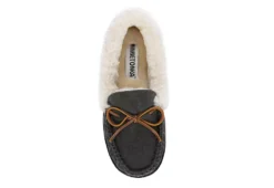 Minnetonka Womens Jessica Trapper Slipper - Dark Grey -Deals Viva Stride Store US 01 106041 05