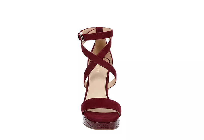 Limelight Womens Lainey Platform Sandal - Wine 3 Limelight Womens Lainey Platform Sandal - Wine - Image 3