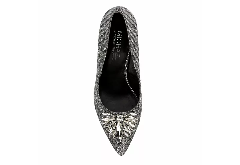 Michael By Michael Shannon Womens Reya Pump - Pewter 6 Michael By Michael Shannon Womens Reya Pump - Pewter - Image 6