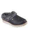 Skechers Womens Mountain Kiss Winter Rock Slipper - Dark Grey