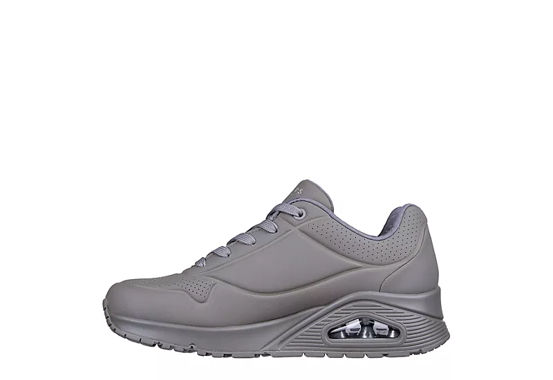 Skechers Womens Uno Sneaker - Grey 3 Skechers Womens Uno Sneaker - Grey - Image 3