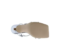 Marc Fisher Womens Dareta Sandal - Silver -Deals Viva Stride Store US 01 106584 04