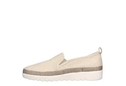 Skechers Womens Flexpadrille Hi Pleasant Harmony Slip On Sneaker - Natural -Deals Viva Stride Store US 01 106894 02