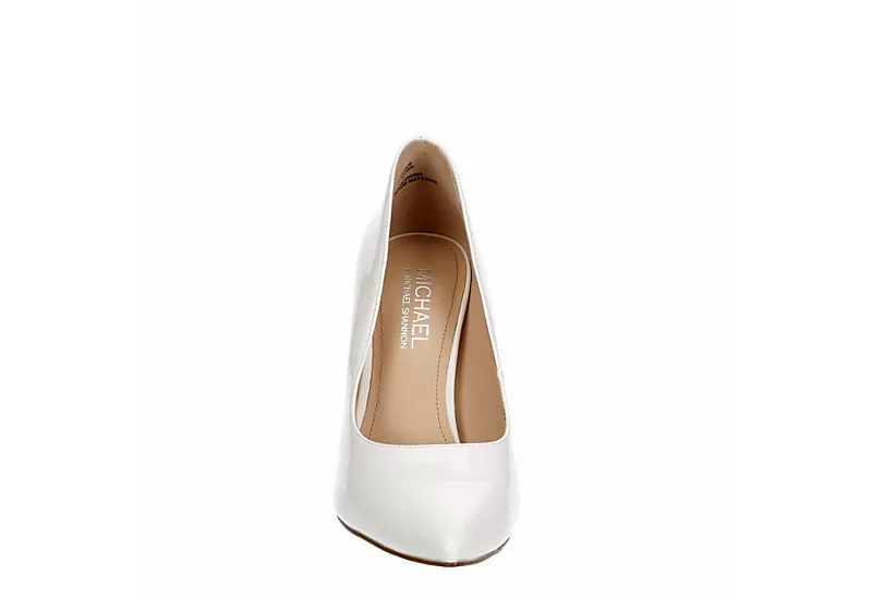 Michael By Michael Shannon Womens Ryleigh Pump - White 3 Michael By Michael Shannon Womens Ryleigh Pump - White - Image 3