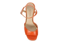 Michael By Michael Shannon Womens Seren Sandal - Orange -Deals Viva Stride Store US 01 107012 05