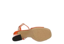 Michael By Michael Shannon Womens Seren Sandal - Orange -Deals Viva Stride Store US 01 107012 06