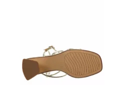 Michael By Michael Shannon Womens Tristan Sandal - Gold -Deals Viva Stride Store US 01 107018 06