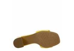 Michael By Michael Shannon Womens Riya Slide Sandal - Yellow -Deals Viva Stride Store US 01 107027 06