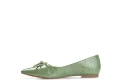 Journee Collection Womens Devalyn Flat - Green -Deals Viva Stride Store US 01 107046 03