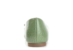 Journee Collection Womens Devalyn Flat - Green -Deals Viva Stride Store US 01 107046 04