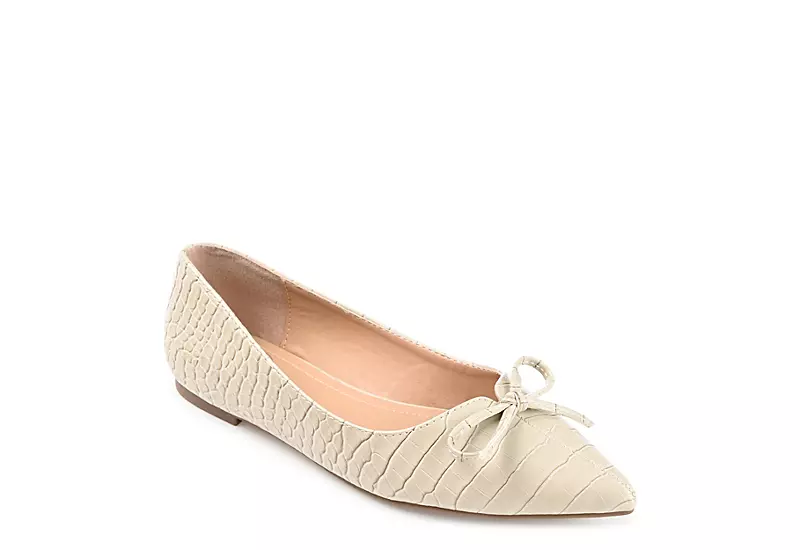 Journee Collection Womens Devalyn Flat - Stone 1 Journee Collection Womens Devalyn Flat - Stone