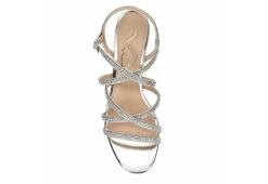 N By Nina Womens Bloom Sandal - Silver -Deals Viva Stride Store US 01 107405 05