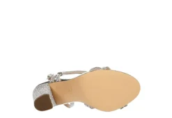 N By Nina Womens Sabetha Sandal - Silver -Deals Viva Stride Store US 01 107407 06