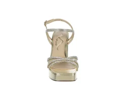 N By Nina Womens Sevyn Platform Sandal - Gold 9 N By Nina Womens Sevyn Platform Sandal - Gold -Deals Viva Stride Store US 01 107409 02