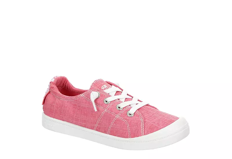 Roxy Womens Bayshore Plus Slip On Sneaker - Pink 1 Roxy Womens Bayshore Plus Slip On Sneaker - Pink