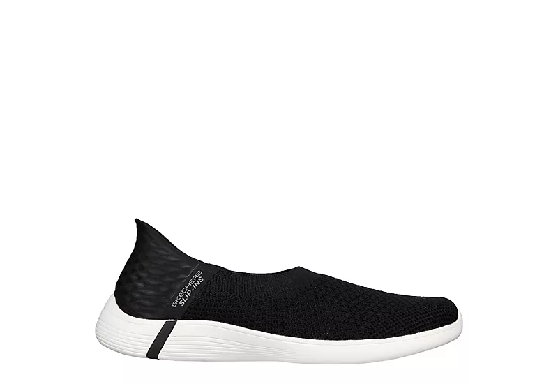 Skechers Womens Slip-ins On-the-go Swift Advance Sneaker - Black 2 Skechers Womens Slip-ins On-the-go Swift Advance Sneaker - Black - Image 2