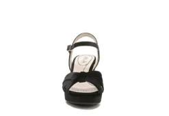Lifestride Womens Lucky Platform Sandal - Black -Deals Viva Stride Store US 01 107621 02