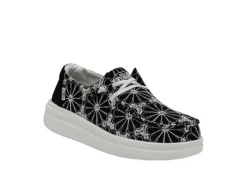 Heydude Womens Wendy Rise Slip On Sneaker - Black